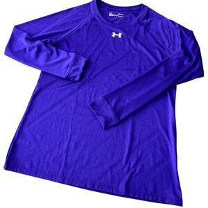 Under Armour HeatGear long sleeve crewneck T-Shirt activewear top. Women's M